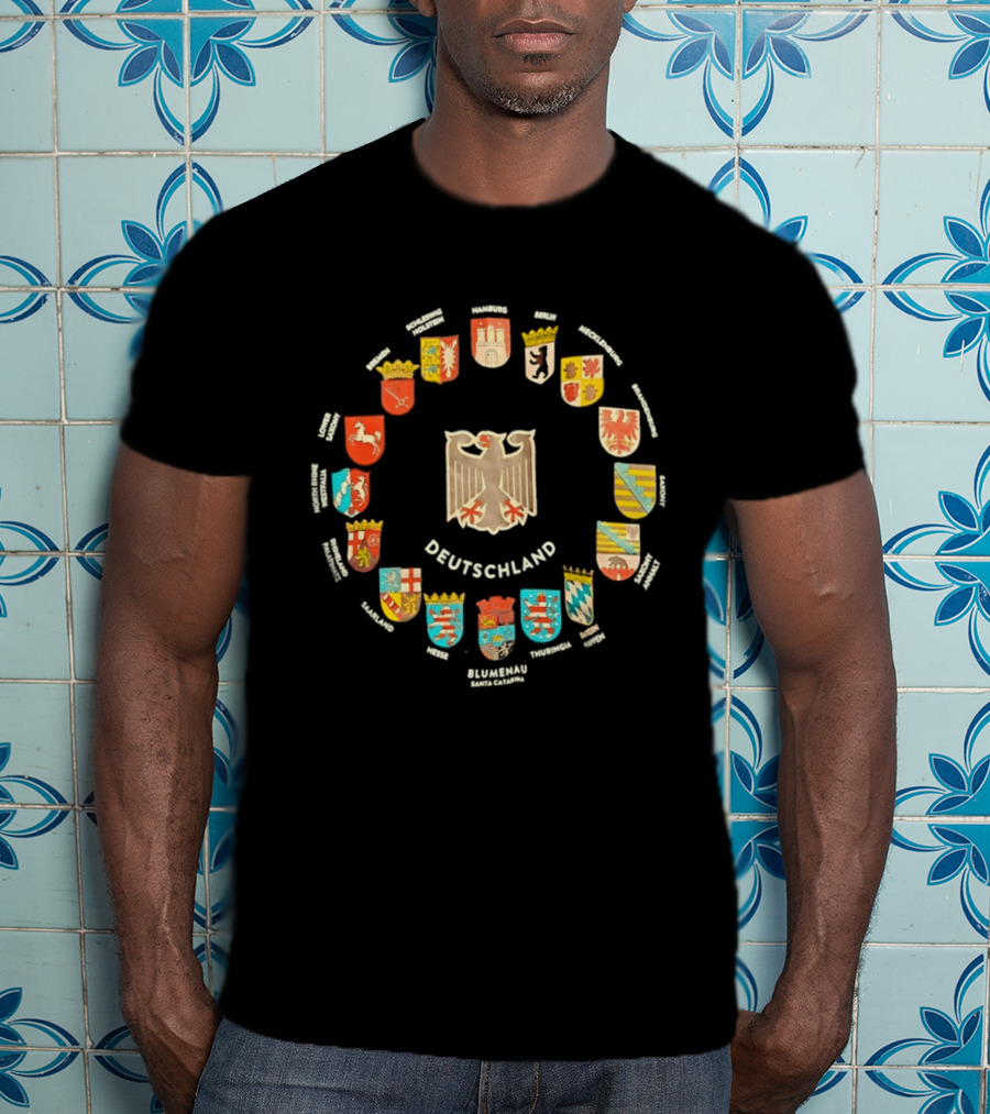 Deutschland Wappen Adler Bundesländer Kreise Bundeswappen T-Shirt