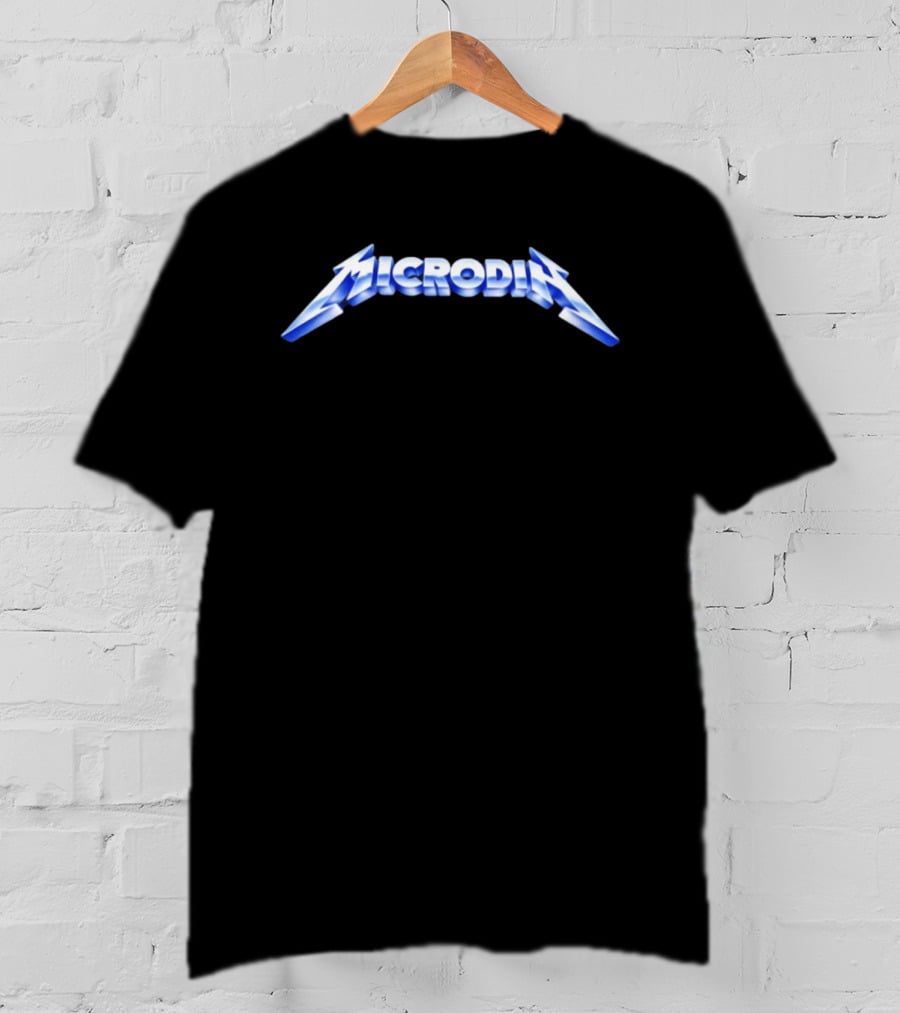 Microdin Heavy Metal Bold Electric T-Shirt