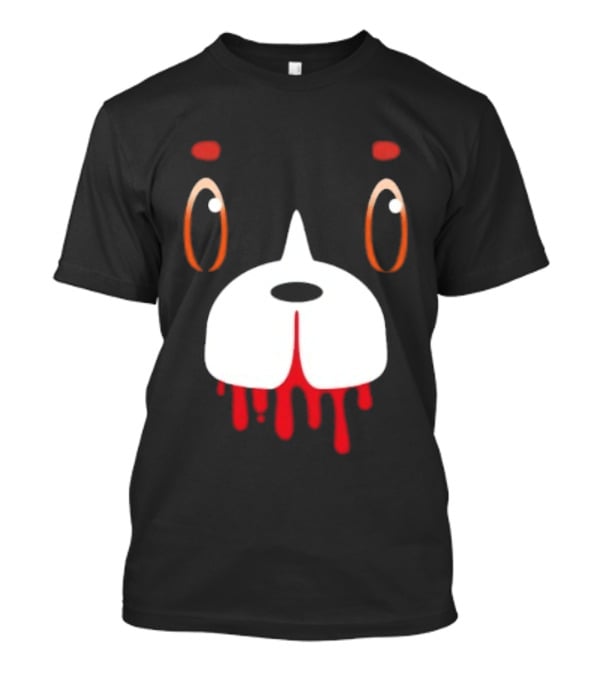 Final Space Mooncake Face Cartoon Character Dripping Red T-Shirt