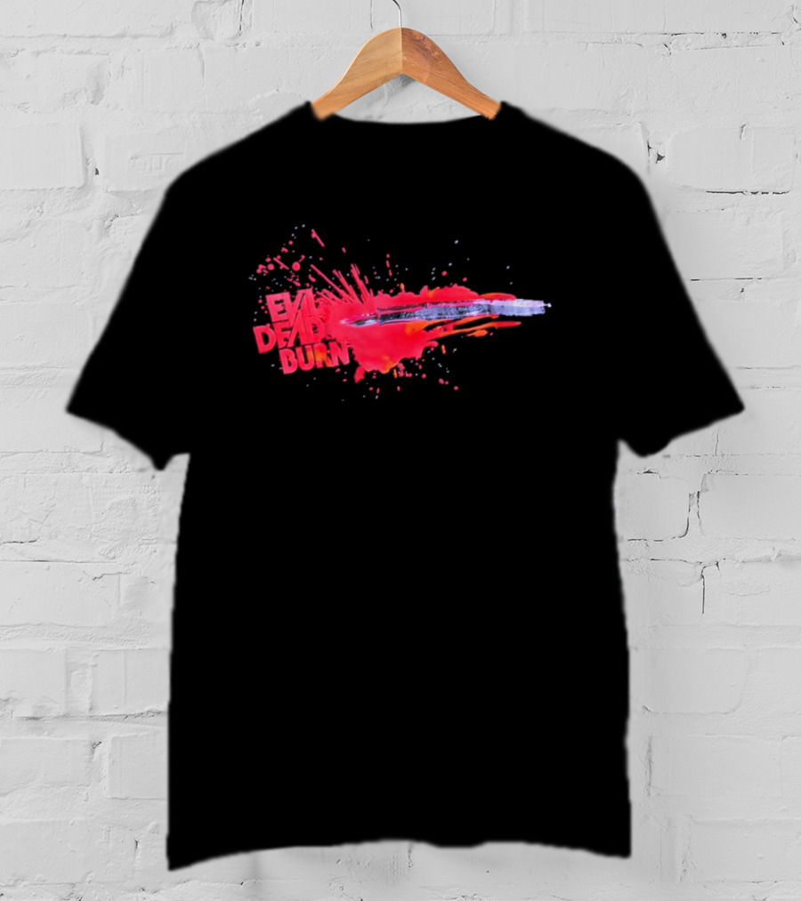 Evil Dead Burn 2026 Horror Splatter Blade T-Shirt