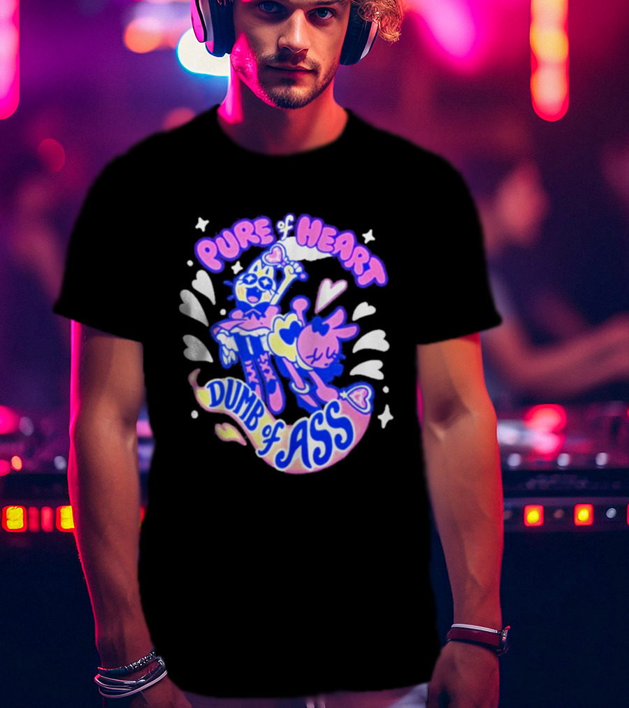 Pure Heart Dumb Of Ass Giraffalope Fun T-Shirt