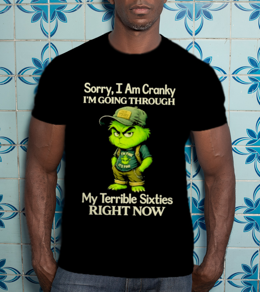 Sorry I Am Cranky I'm Going Through My Terrible Sixties Right Now T-Shirt