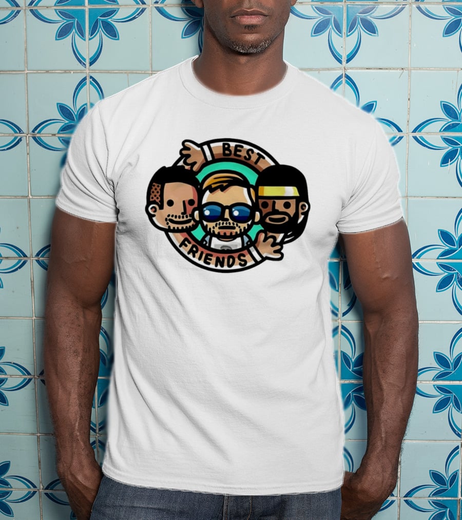 All Elite Wrestling Best Friends Cartoon Characters T-Shirt