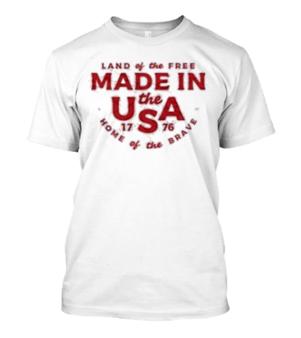 Peace Love Free America250 Made In The USA Honor Pride טo Serve T-Shirt