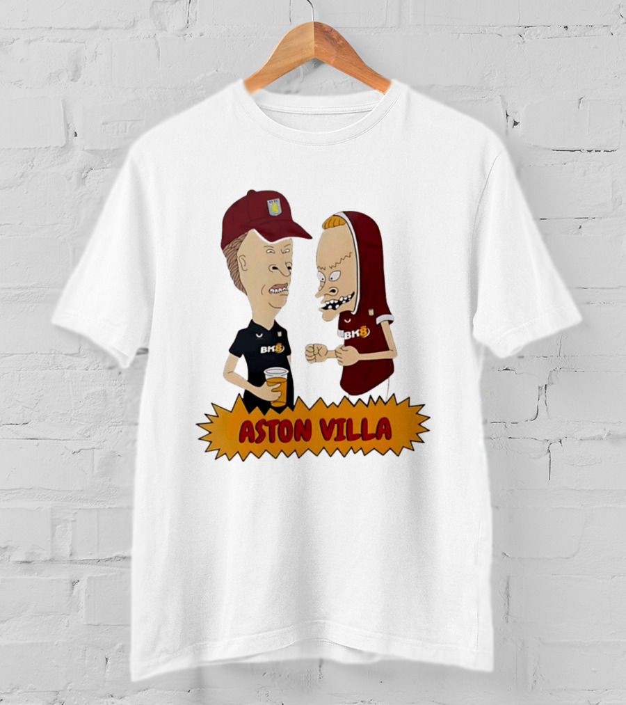 Aston Villa Beavis And Butt Head BK8 T-Shirt