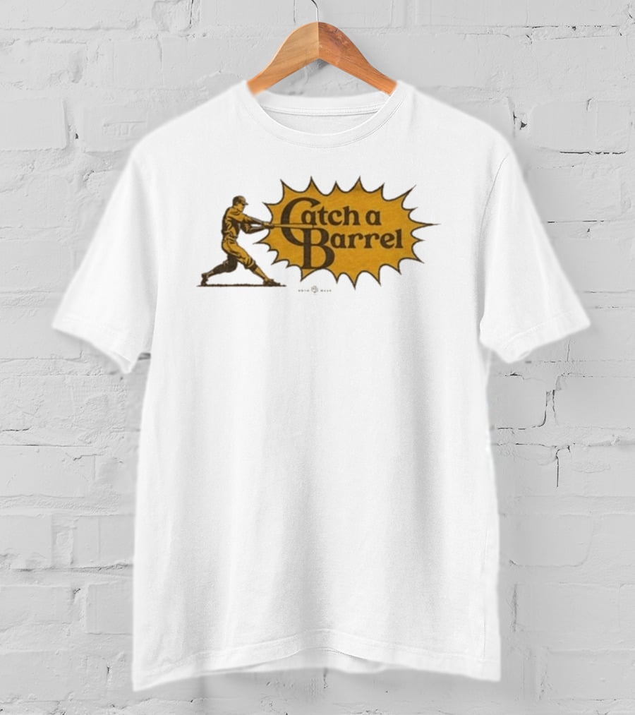Jackson Merrill Catch A Barrel San Diego Padres Baseball T-Shirt