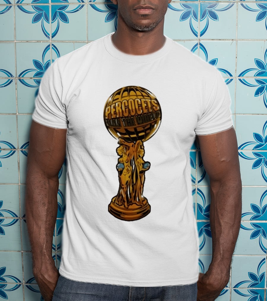 Percocets Run The World Trophy Statue T-Shirt