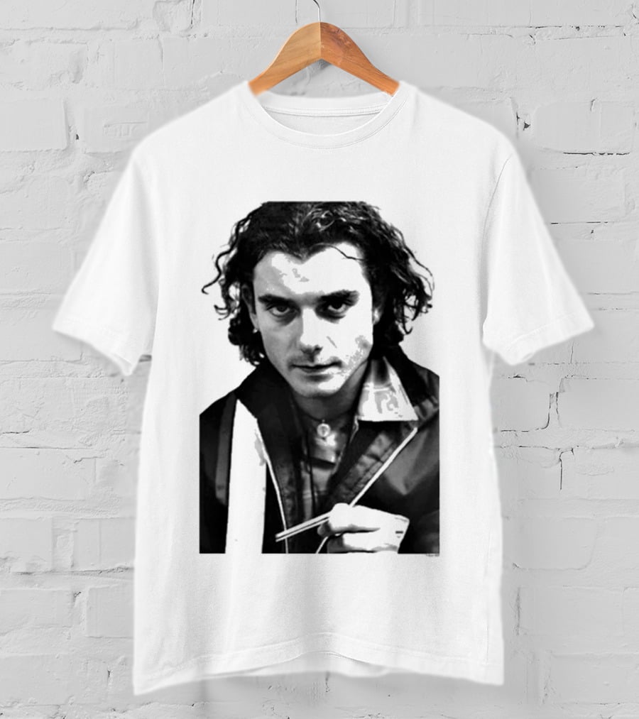 Bush Gavin Rossdale Black White Photo T-Shirt
