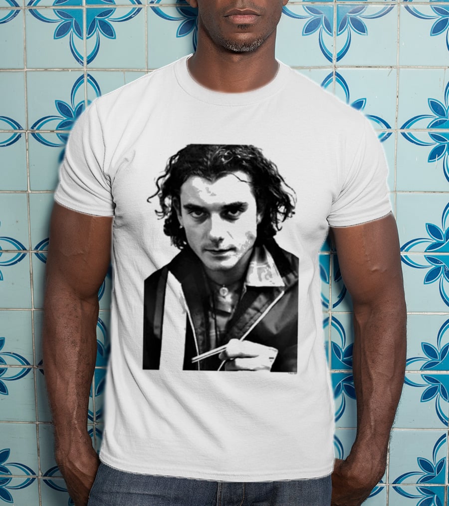 Bush Gavin Rossdale Black White Photo T-Shirt