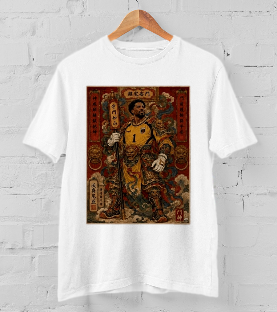 Cape Verde Goalkeeper Vozninha Door God Guardian T-Shirt