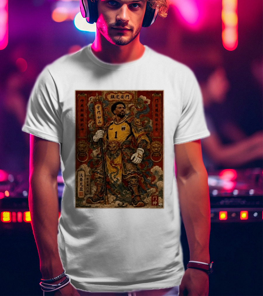 Cape Verde Goalkeeper Vozninha Door God Guardian T-Shirt