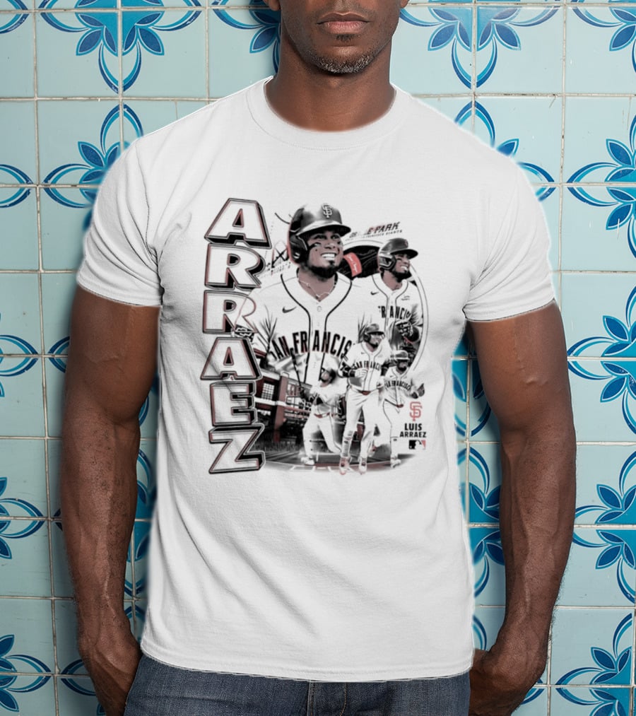 San Francisco Giants Luis Arraez MLB 2026 Collage T-Shirt