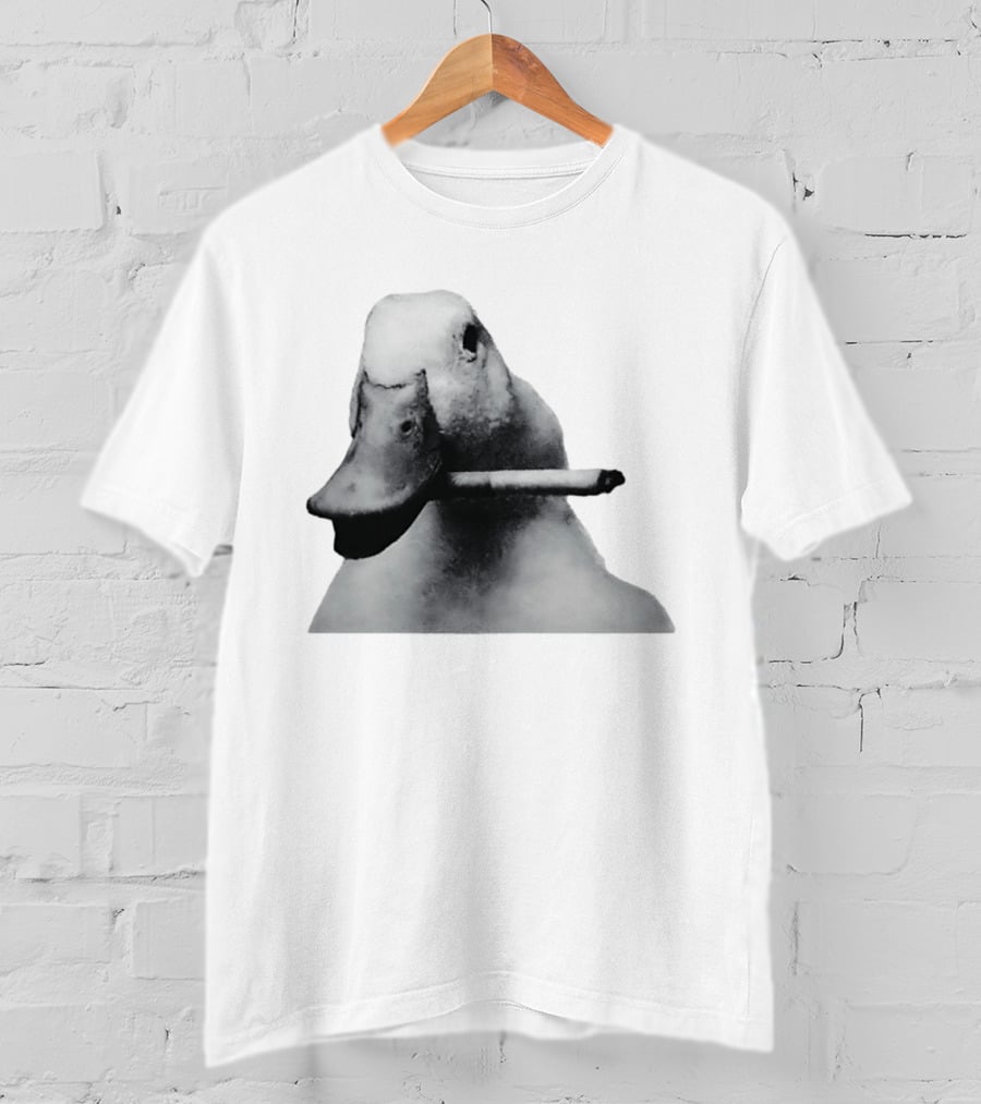 Duck With Cigarette Meme Smoking Duck Meme T-Shirt
