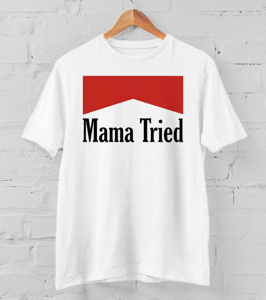 Mama Tried Red Chevron T-Shirt