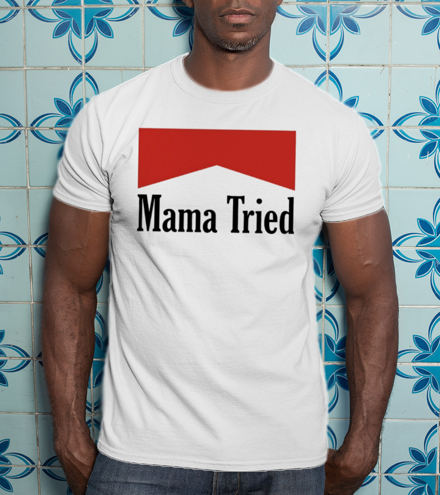 Mama Tried Red Chevron T-Shirt