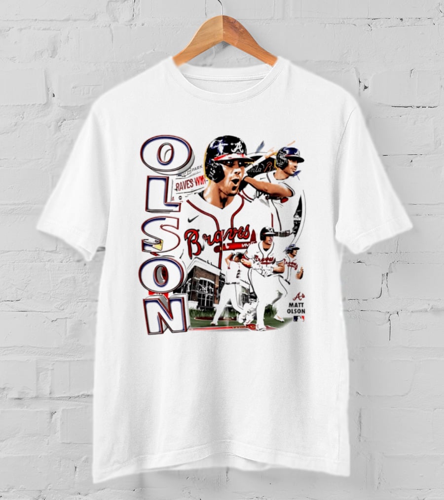 Matt Olson Braves 2026 MLB Collage Nike Swingman T-Shirt