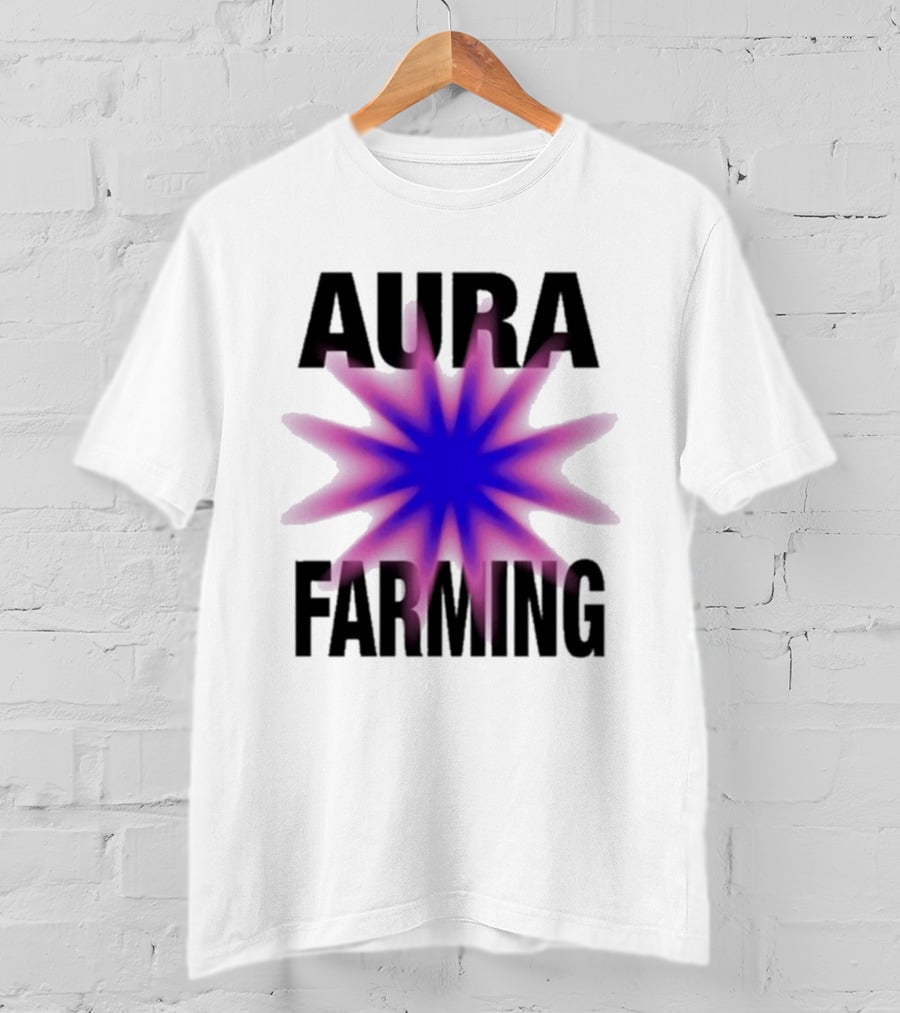 Farming Aura Starburst Energy Visual T-Shirt