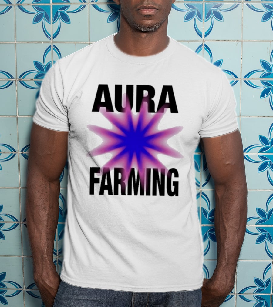 Farming Aura Starburst Energy Visual T-Shirt