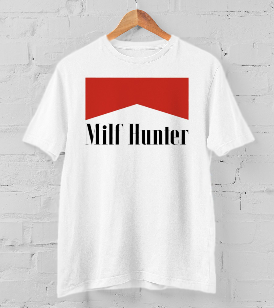 Milf Hunter Marlboro Red Crest T-Shirt