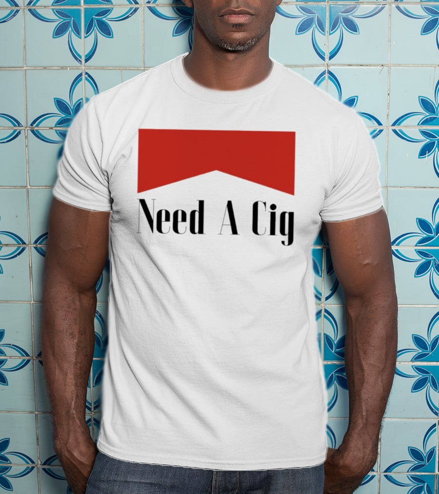 Need A Cig Marlboro Red Chevron T-Shirt
