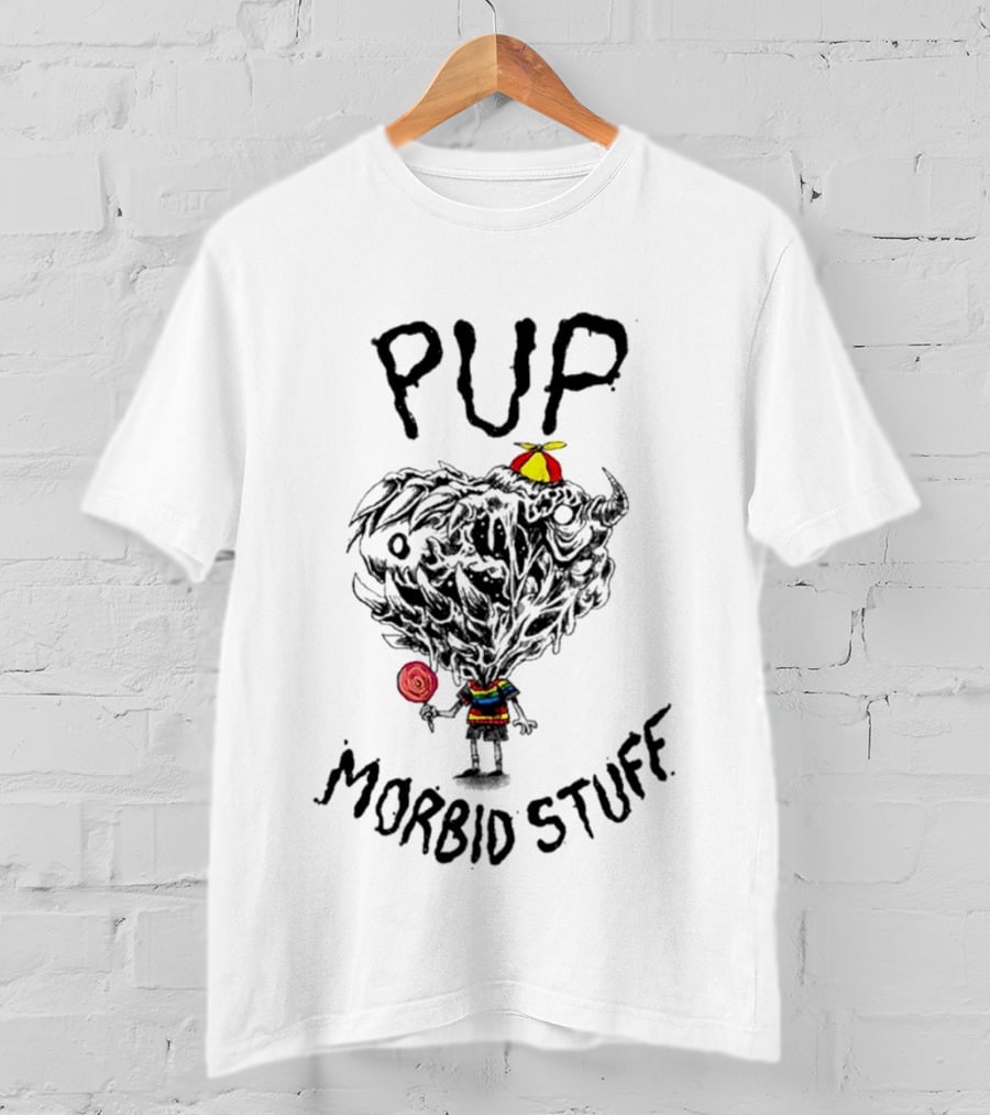 Pup Morbid Stuff Lollipop Hat Monster T-Shirt