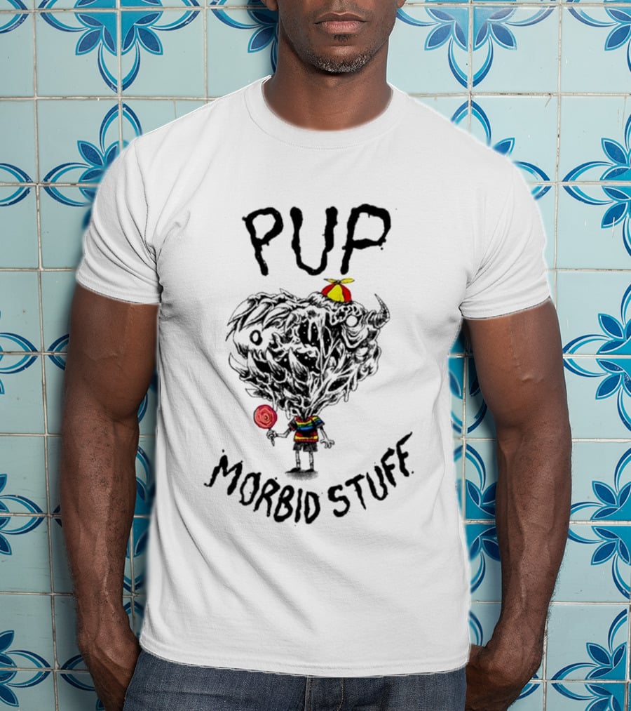 Pup Morbid Stuff Lollipop Hat Monster T-Shirt