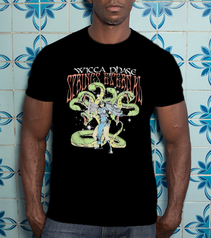 Wicca Phase Springs Eternal Mystic Protector Serpent Warrior T-Shirt