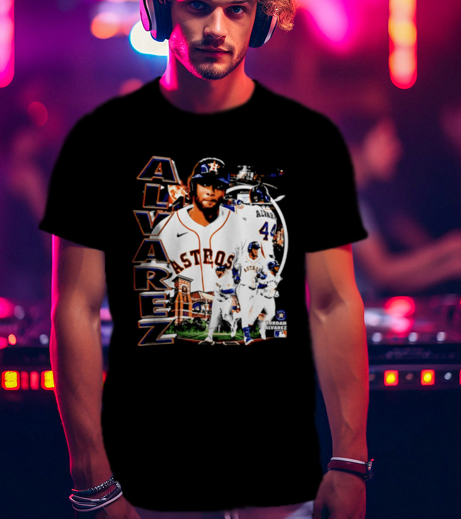 Yordan Alvarez Astros Baseball Number 44 Collage T-Shirt