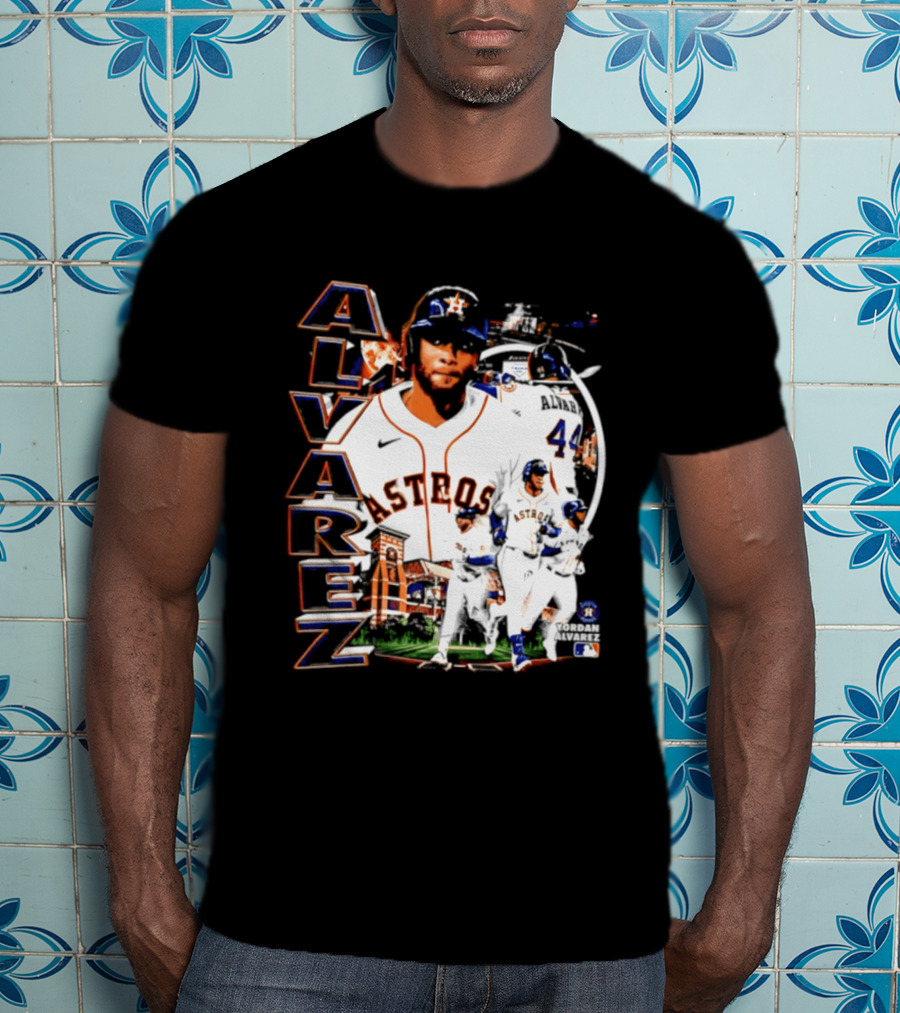 Yordan Alvarez Astros Baseball Number 44 Collage T-Shirt