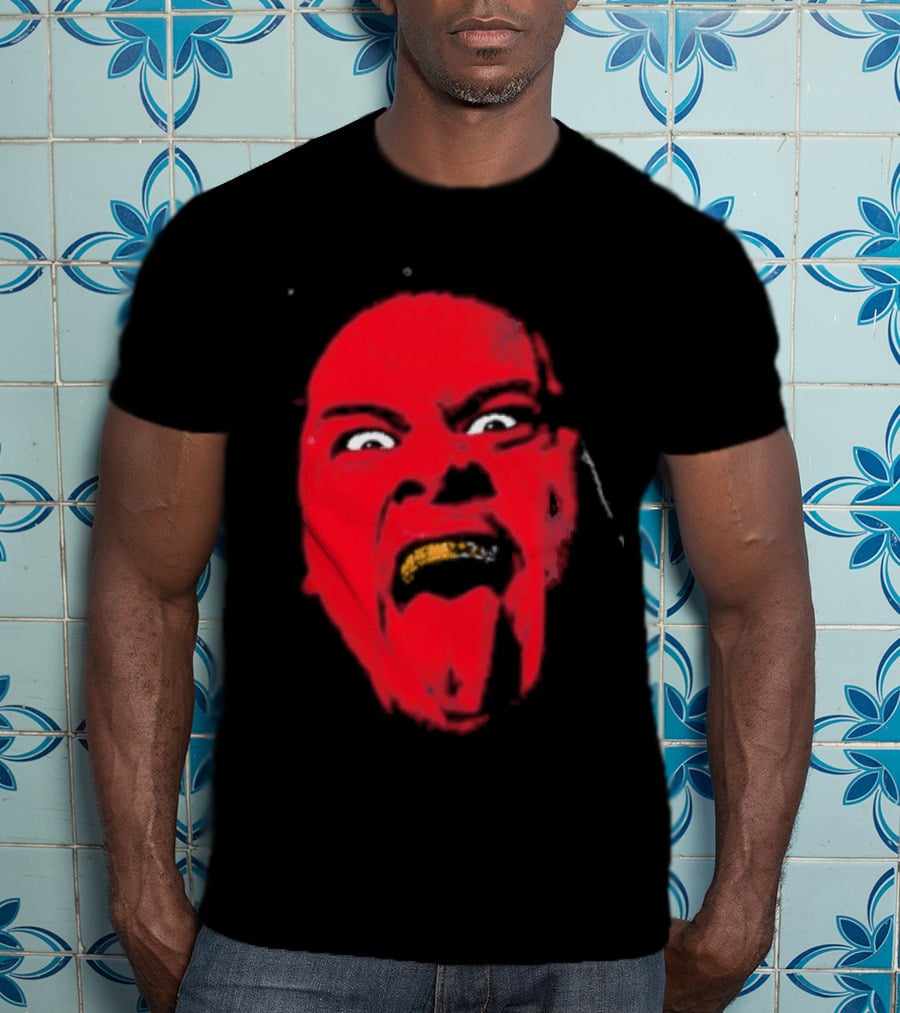 Zilla Fatu Distressed Wrestling Face T-Shirt