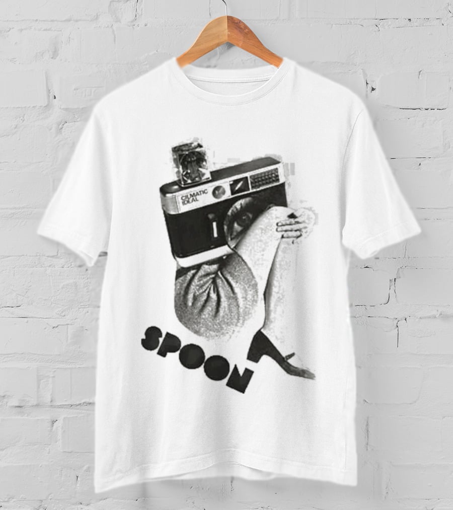 Spoon Camera Silver Iconic Utensil T-Shirt
