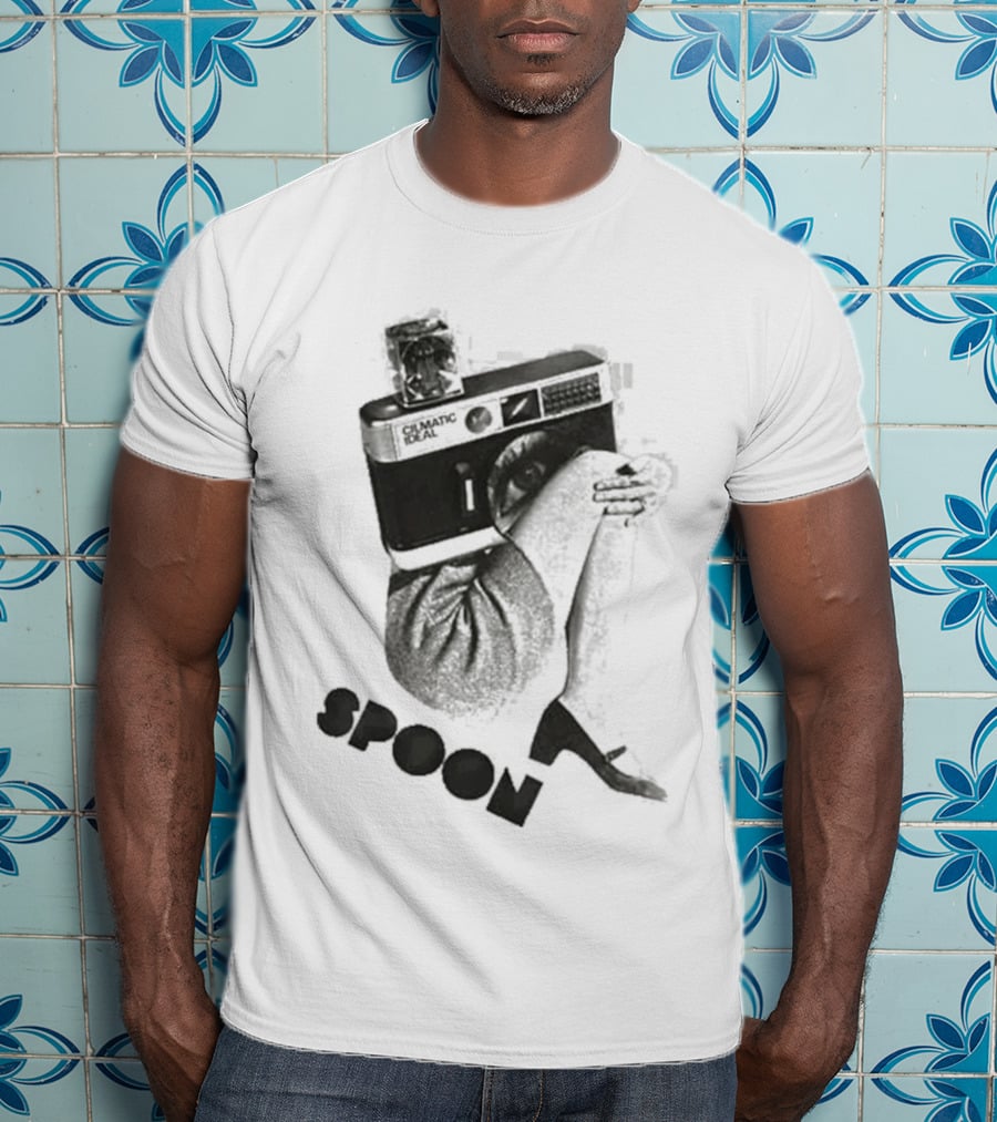 Spoon Camera Silver Iconic Utensil T-Shirt