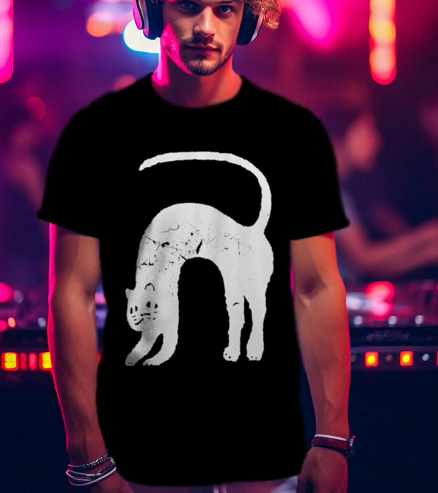 Angeltype Catvisu Arched Feline T-Shirt