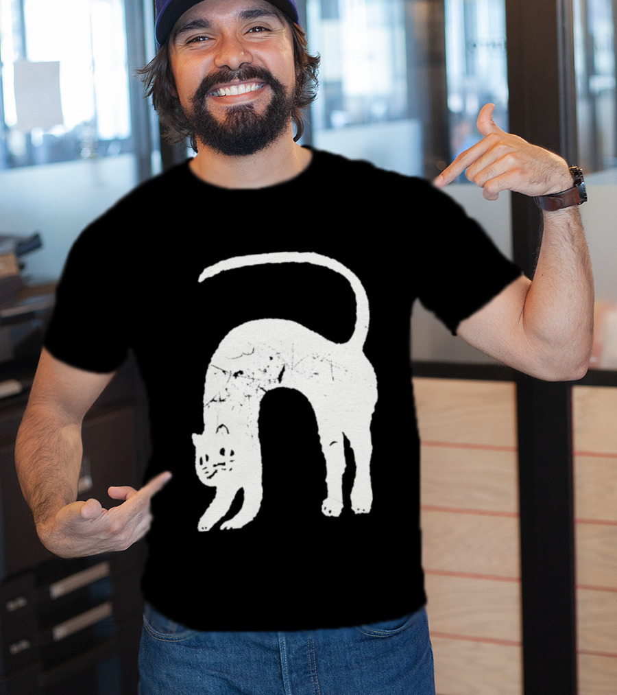 Angeltype Catvisu Arched Feline T-Shirt