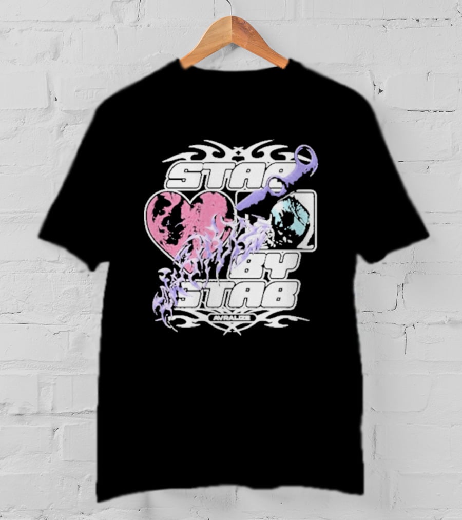 Avralize Stab By Stab Heart And Wrench T-Shirt