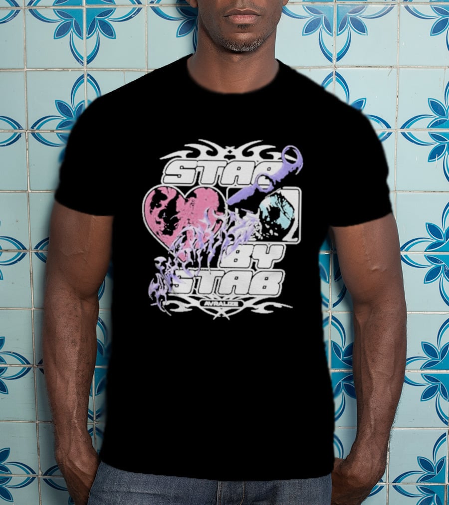 Avralize Stab By Stab Heart And Wrench T-Shirt