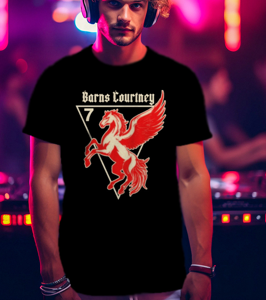 Barns Courtney Pegasus 7 Retro Triangular Pegasus T-Shirt
