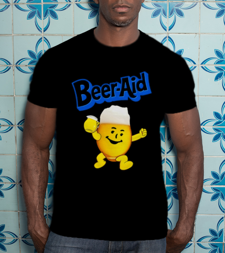 Beer Aid Kool Aid Beer Alcohol Party Humor T-Shirt