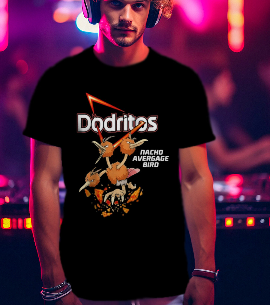 Dodritos Nacho AVERGAGE BIRD Pokemon T-Shirt
