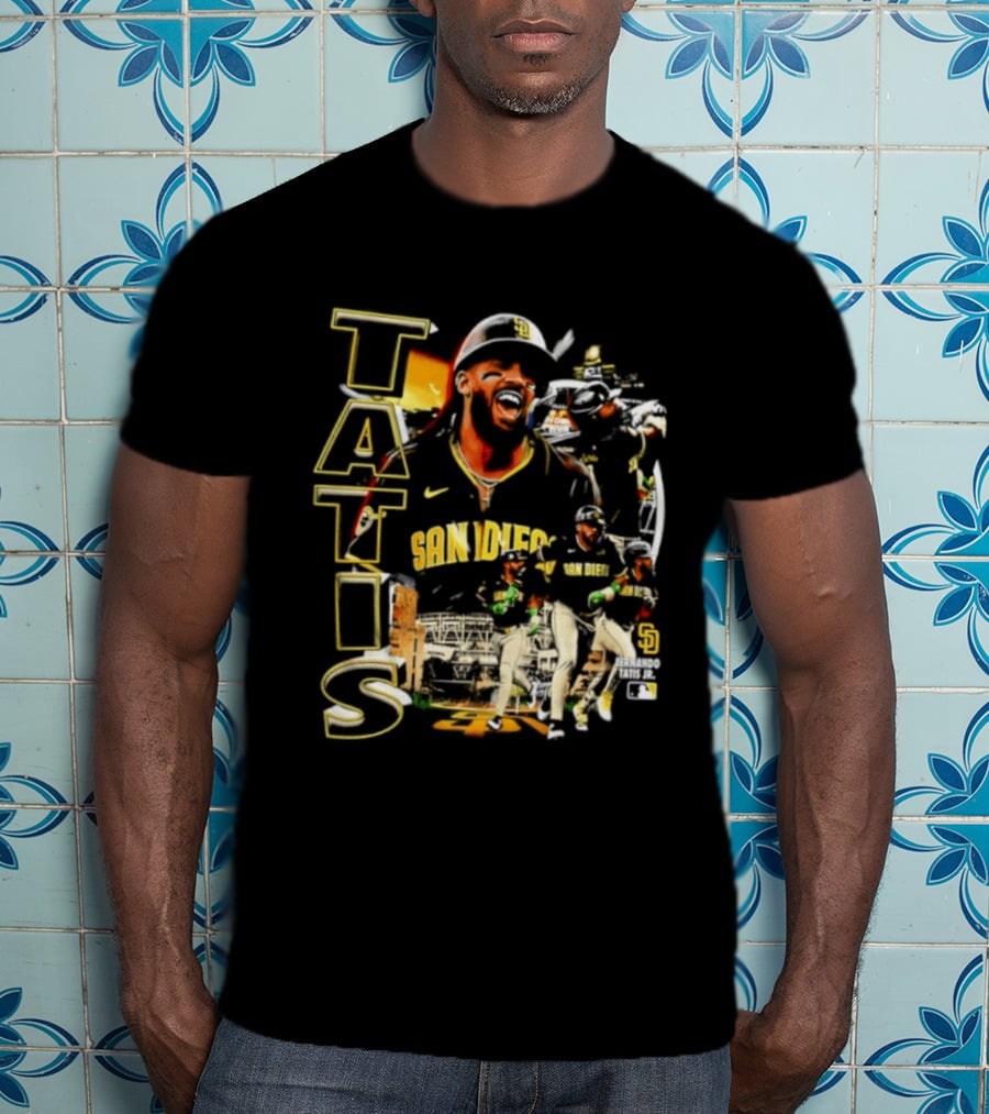 San Diego Padres Tatis Jr. 2026 MLB Collage T-Shirt