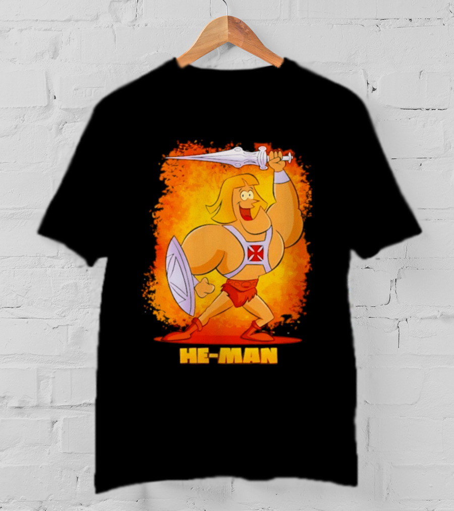 He Man Power Sword Masters Of The Universe Retro 80s T-Shirt