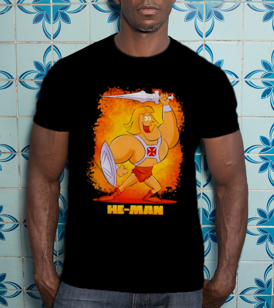 He Man Power Sword Masters Of The Universe Retro 80s T-Shirt