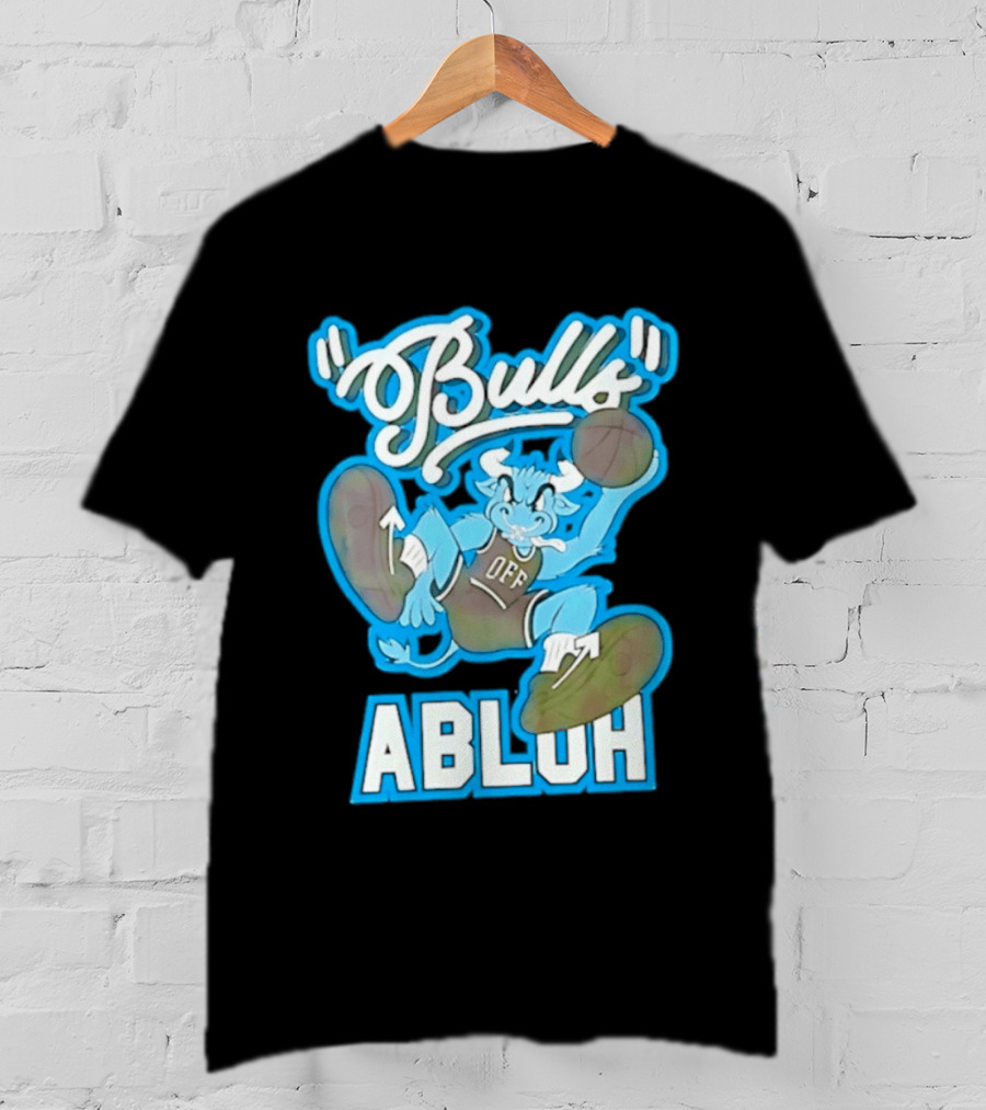 Bulls Abloh Off Basketball Slam Dunk T-Shirt