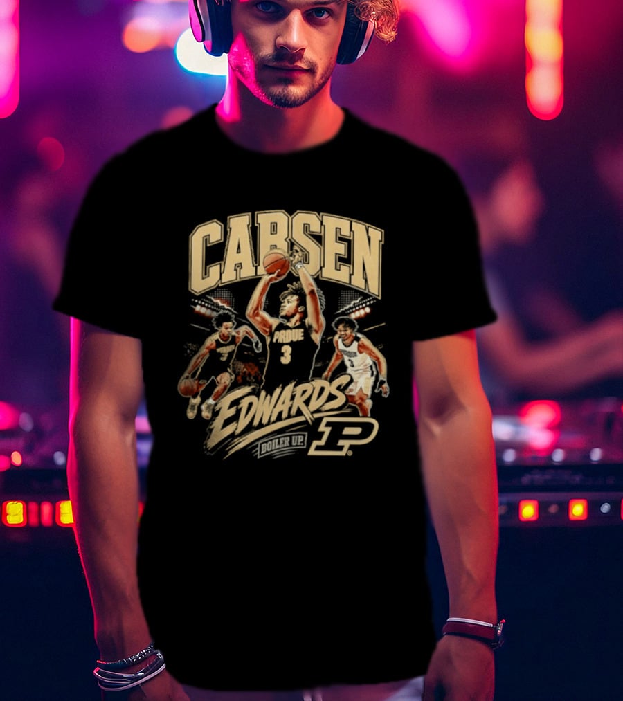 Carsen Edwards Boiler Up Purdue Boilermakers Basketball P Team 3 T-Shirt
