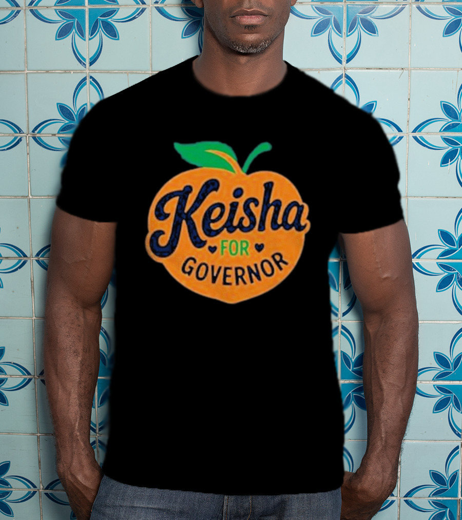 Keisha For Governor Peach T-Shirt