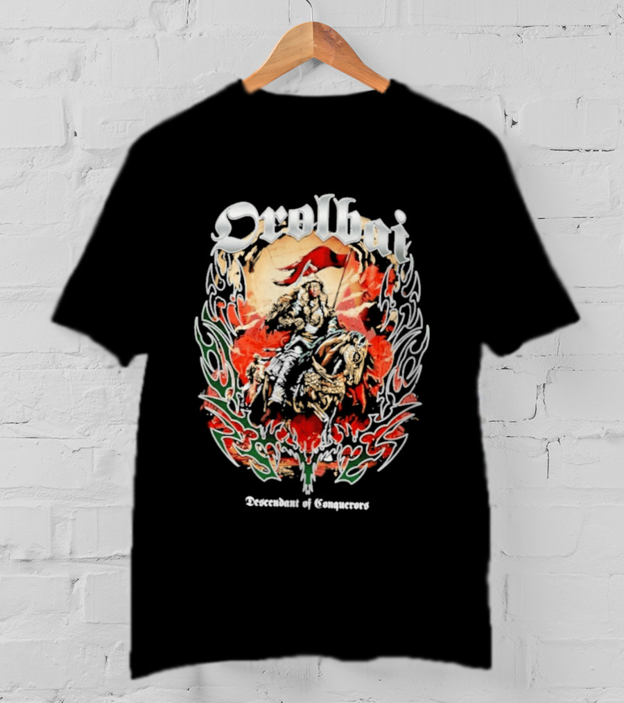 Orolbai Myktybek Descendant Of Conquerors Flame Warrior T-Shirt