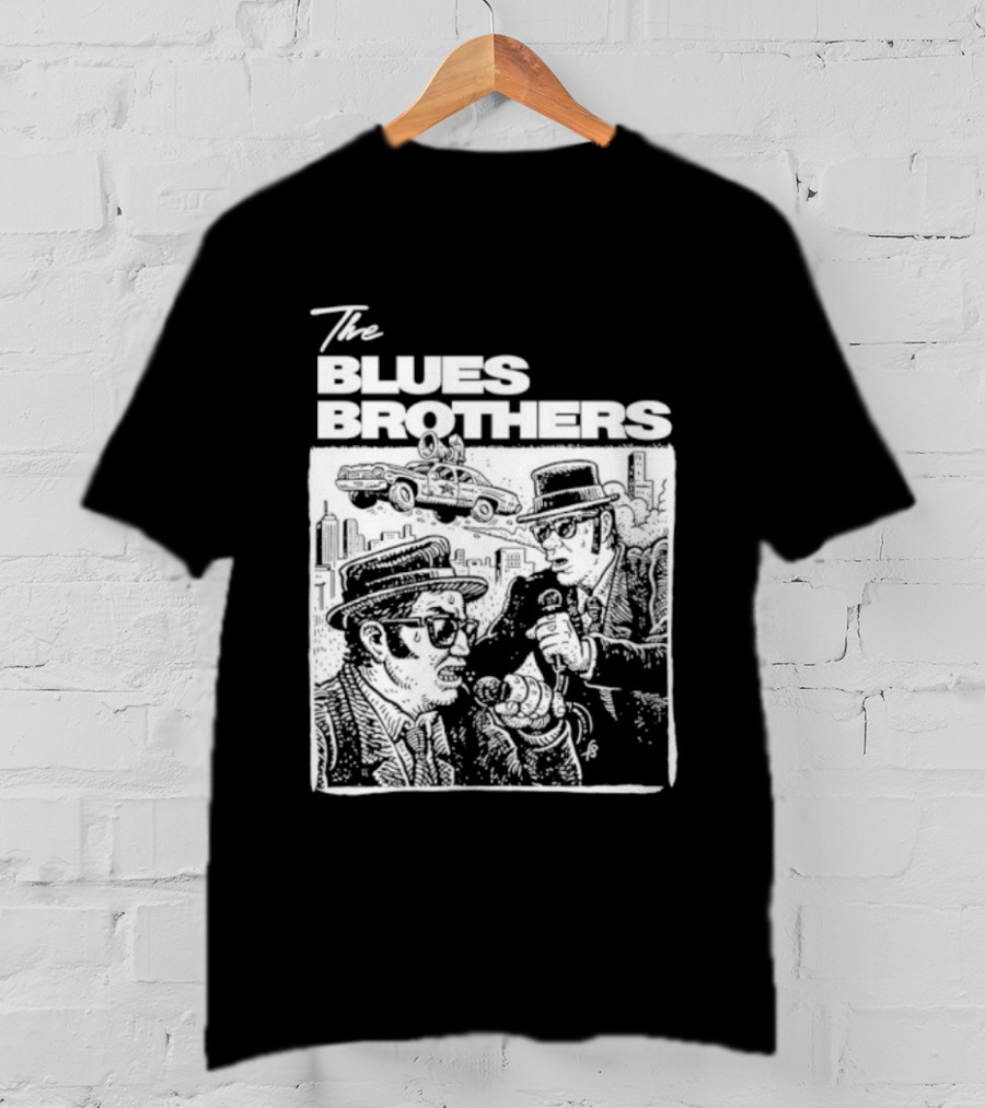 The Blues Brothers John Belushi Dan Aykroyd Classic Movie Scene Iconic Moment T-Shirt