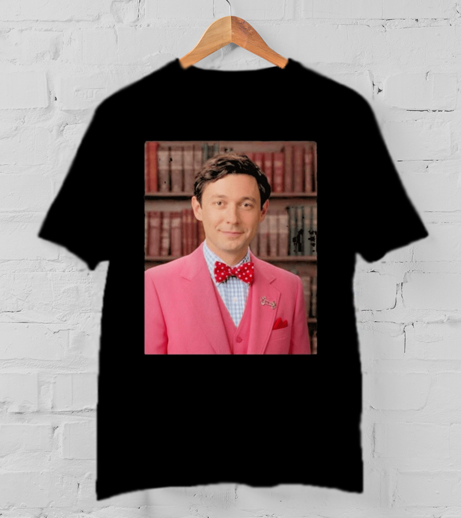 Pinky Herman Jon Ossoff Bow Tie Suit T-Shirt