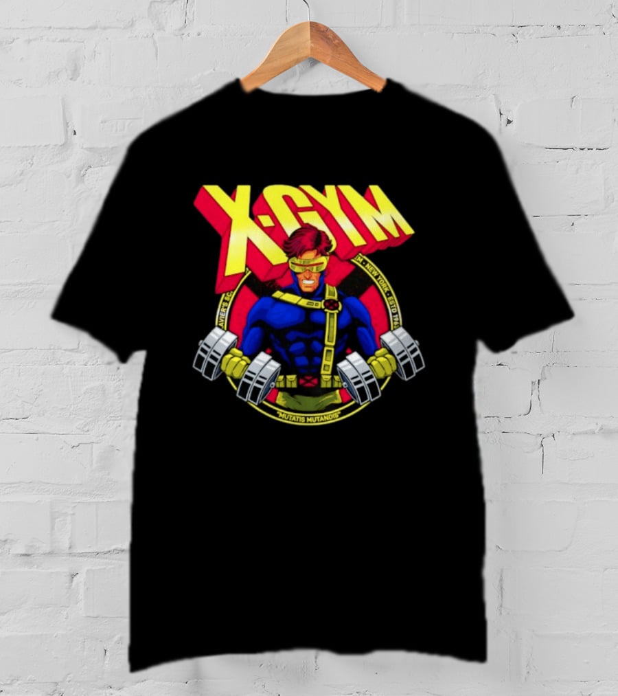 X Gym Cyclops Xavier's School New York Mutatis Mutandis Estd 1963 T-Shirt
