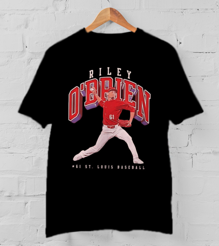 Riley O'Brien 61 Baseball 2026 St. Louis Collegiate T-Shirt